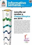 Capa Informativo Semanal da Prefeitura de Joinville - 94 - período de 29 de junho a 3 de julho de 2015 - Fotografo: Secom / Arte - Data: 03/07/2015