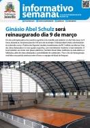 Capa do Informativo Semanal da Prefeitura de Joinville - 126 - período de 22 a 26 de fevereiro de 2016 - Fotografo: Secom / Divulgação - Data: 26/02/2016