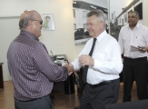 Prefeito recebe a visita do senador Luiz Henrique da Silveira  - Fotografo: Jaksson Zanco - Data: 24/01/2013