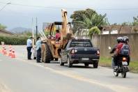 Blitz do Ittran para orientação dos motoristas próximo ao aeroporto - Fotografo: Rogerio da Silva - Data: 14/04/2014