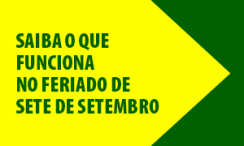 banner chamada feriado Sete de Setembro 2015 - Fotografo: Secom / Arte - Data: 03/09/2015