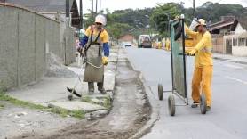 Limpeza de vias no Ulysses Guimarães - Fotografo: Rogerio da Silva - Data: 29/09/2015