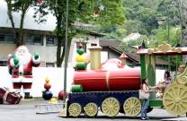 Decoração Natalina no centro de Joinville - Fotografo: Rogerio da Silva - Data: 26/11/2013