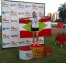 Aline Paszcuk, 17 anos, venceu a prova dos 1.500 metros e garantiu vaga nos Jogos Mundiais Escolares, na Turquia - Fotografo: Divulgação  - Data: 13/05/2016
