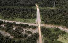 Áreas de risco em Joinville, Rio Águas Vermelhas na ponte da estrada Arataca - Fotografo: Rogerio da Silva - Data: 23/09/2013