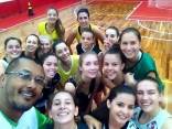 Time de basquete feminino de Joinville sub-19 - Fotografo: Secom / Divulgação - Data: 13/05/2016