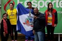 Atleta Indaiana vence 100 mts rasos = categoria B3= na 12ª Edição do parajasc em São Miguel do Oeste - Fotografo: Phelippe José - Data: 27/05/2016