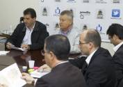 Udo e Cobalchini discutem obras do Governo do Estado em Joinville - Fotografo: Jaksson Zanco - Data: 06/08/2013