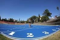 Nova pista de atletismo da Sogipa, de Porto Alegre, que será inaugurada no Brasileiro Sub-20 - Fotografo: Divulgação - Data: 09/06/2016