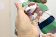 Vacinação da gripe em Joinville - Fotografo: Rogerio da Silva - Data: 27/05/2015