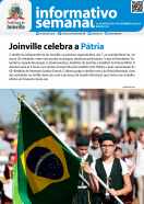 Capa do Informativo Semanal da Prefeitura de Joinville - 103 - período de 31 de agosto a 4 de setembro de 2015 - Fotografo: Secom / Arte - Data: 04/09/2015