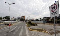 Prefeitura implanta corredor de ônibus na Avenida Dr. Albano Schulz (Beira-rio) - Fotografo: Rogerio da Silva - Data: 16/06/2016
