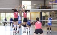 Voleibol Feminino nos 27º Joguinhos Abertos Leste-Norte em Jaraguá do Sul. - Fotografo: Phelippe José - Data: 29/06/2014