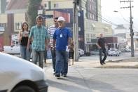 Vistoria na rua 9 de março onde foi implantada a afiação elétrica subterrânea - Fotografo: Rogerio da Silva - Data: 08/05/2014