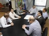 Diretoria da rede paranaense de supermercados Condor confirma nesta quarta (16/1), durante reunião com o prefeito Udo Döhler, a implantação de um hipermercado na zona Sul de Joinville - Fotografo: Jaksson Zanco - Data: 16/01/2013