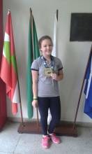 Fernanda Camile Conradi, 12 anos, conquistou medalha de ouro no Mundial de Jiu-Jitsu, no Rio - Fotografo: Divulgação - Data: 16/07/2015