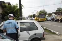 Ittran intensifica fiscalização nos corredores de ônibus - Fotografo: Rogerio da Silva - Data: 17/01/2014