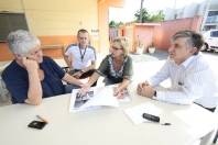 Extenção da Escola Municipal Aluizius Sehem foi vistoriada pelo secretário Roque Mattei e a fiscal Lia Abreu - Fotografo: Rogerio da Silva - Data: 05/02/2013