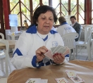 Sra. Ceciria do Nascimento participando modalidade canastra na 23ª Olimpíada da Melhor Idade - Fotografo: Phelippe José da Silva - Data: 14/08/2014