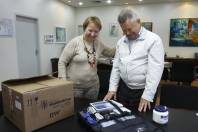 Secretaria de Saúde do Estado entrega aparelho de Eletroencefalograma para o Hospital São josé - Fotografo: Jaksson Zanco - Data: 19/08/2013