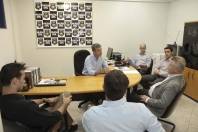 Prefeito Udo Döhler faz visita oficial ao Delegado Regional Dirceu Silveira Júnior - Fotografo: Jaksson Zanco - Data: 22/01/2013