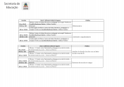 Programação da Feira dos Livros para os professores  - Data: 27/03/2013