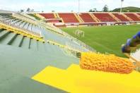 Arena remodelada para a estreia do JEC no Catarinense 2012 - Fotografo: Mauro Artur Schlieck - Data: 20/01/2012