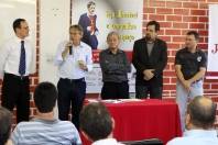 O novo presidente da Fundação Municipal Albano Schmidt (Fundamas), José Ademir Negherbon, foi empossado nesta quinta-feira (29) com a presença do prefeito Carlito Merss e vários servidores - Fotografo: Kátia Nascimento - Data: 29/09/2011
