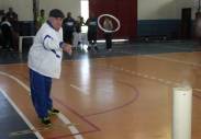 Sr. Edgard toríbio Inácio(80 anos) competindo na argola masculina na 23ª Olimpíada da Melhor Idade. - Fotografo: Phelippe José da Silva - Data: 19/08/2014