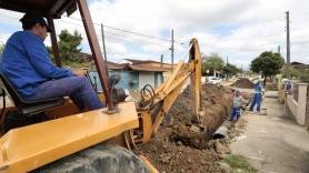 Subprefeitura Sudeste realiza drenagem na rua Acácias bairro Fátima - Fotografo: Rogerio da Silva - Data: 22/09/2014