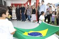 Inauguração do Cei Meu Pequeno Mundo no bairro Adhemar Garcia - Fotografo: Jaksson Zanco - Data: 19/12/2013