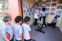 Projeto "E aí ? Vamos brincar de fazer energia?" Na Escola Municipal Fritz Benkendorf - Fotografo: Rogerio da Silva - Data: 18/06/2013