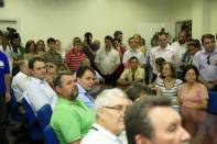 Eni Voltolini é o novo presidentre da Fundação Municipal do Meio Ambiente (FUNDEMA). A posse aconteceu na manhã desta terça-feira (03/01). Grande número de pessoas prestigiou o evento - Fotografo: Kátia Nascimento - Data: 03/01/2012