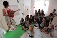 CEI Espaço Encantado explora universo da poesia com ajuda de “Dona Sofia” - Fotografo: Rogerio da Silva - Data: 28/04/2015