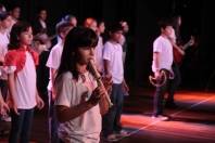 A III Mostra do Programa "Música na Escola e Projeto Saber & Acontecer" lotou o teatro Juarez Machado na noite dessa quarta-feira (12/9). O público pôde prestigiar, em duas sessões, a apresentação dos alunos da rede municipal de ensino. - Fotografo: Mauro Artur Schlieck - Data: 13/09/2012