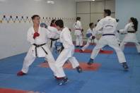 Integração entre os atletas dos JASC e atletas da Olesc e Joguinhos com o objetivo de adquirirem mais experiências nas disputas de competições de karatê - Fotografo: Phelippe José - Data: 18/04/2016