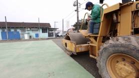 Subprefeitura Nordeste realiza ultimos ajustes para instalação da academia da melhor idade no Jardim Paraíso IV - Fotografo: Rogerio da Silva - Data: 01/08/2014