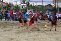 No último sábado (3/3) foi dada a largada para os 9º Jogos Interbairros de Futebol de Areia. Foram dez jogos durante o final de semana, contabilizando sete jogos no naipe masculino e três partidas entre as mulheres. - Fotografo: Divulgação/FELEJ - Data: 05/03/2012