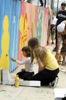  Nesta quarta-feira (2/11) o Parque da Cidade recebeu intervenções de arte urbana. Um grupo de dez atuantes da cultura hip-hop grafitou a pista de skate. A atividade é uma iniciativa da Prefeitura de Joinville em parceria com a Central Única das Favelas  - Fotografo: Kátia Nascimento - Data: 02/11/2011