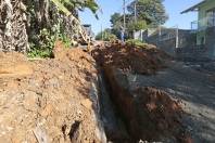 Subprefeitura Sul realiza drenagem na rua Irani - Fotografo: Rogerio da Silva - Data: 10/07/2015