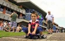 A Semana da Educação Infantil "Encontros com a Cidade" trouxe para a sede da prefeitura, neste sábado (25/8), crianças de diferentes Centros de Educação Infantil (CEI