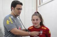 Joinvilenses são avaliadas na seleção feminina - Fotografo: Divulgação/SECOM - Data: 18/07/2013
