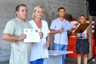 Apenados que participaram do curso de jardinagem e calceteiro receberam certificados na tarde desta quarta-feira (29/2) em cerimônia na Conurb. - Fotografo: Divulgação - Conurb - Data: 29/02/2012