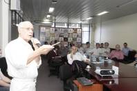 Nesta segunda (20/8), na sala do Colegiado da Prefeitura, foram apresentados aos conselheiros do Desenville dois projetos para a melhoria na qualidade da saúde no município: Banco de Registros de AVC e Acidentes com Motociclistas (foto: dr. Daly S. Alvarez) - Fotografo: Mauro Artur Schlieck - Data: 20/08/2012