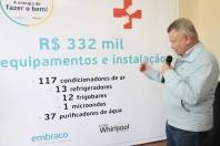 Solenidade de Entrega de Doações das Empresas Whirlpool e Embraco para o Hospital Municipal São José - Fotografo: Rogerio da Silva - Data: 17/07/2013