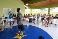 Centro de Convivência do Idosos recebe atração circense - Fotografo: Rogerio da Silva - Data: 27/03/2015