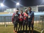 Samara Furtado (E), Letícia Oro Melo, Ana Lays e o técnico João Carlos dos Santos: destaques no Brasileiro Sub 20 - Fotografo: Divulgação - Data: 18/04/2016
