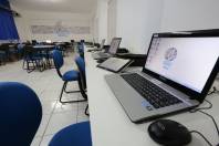 Sala de inclusão digital da Secretaria de Educação - Fotografo: Rogerio da Silva - Data: 29/09/2014