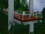 Imagem de como ficará trilha de contemplação no meio da mata no novo Mirante do Parque Boa Vista - Fotografo: Divulgação/Ippuj - Data: 29/07/2013