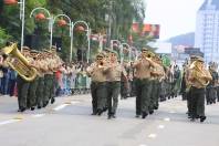 O desfile Cívico-Militar foi a atração nesta sexta-feira (7/9), data em que se comemora a Independência do Brasil. A Banda do 62º BI abriu o desfile. - Fotografo: Mauro Artur Schlieck - Data: 07/09/2012